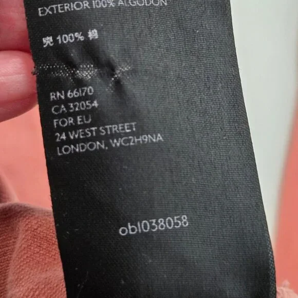 Free People Size S Cotton Platoon Cargo Pants In Red Rust Elastic Waistband - Picture 13 of 16